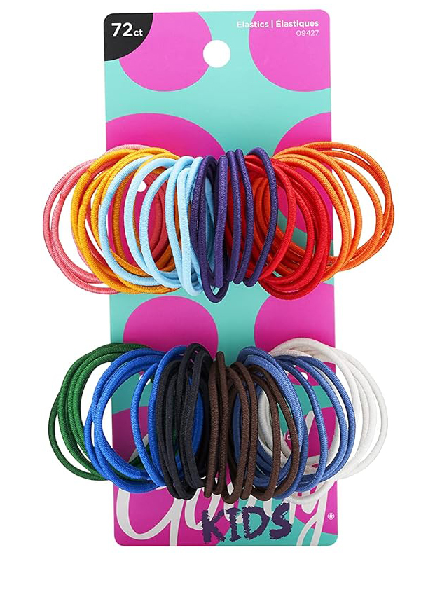 ITEM:3000140 Goody Girls Ouchless Elastics, 2 mm, 72 Count UPC:041457094273 PACK:72/3